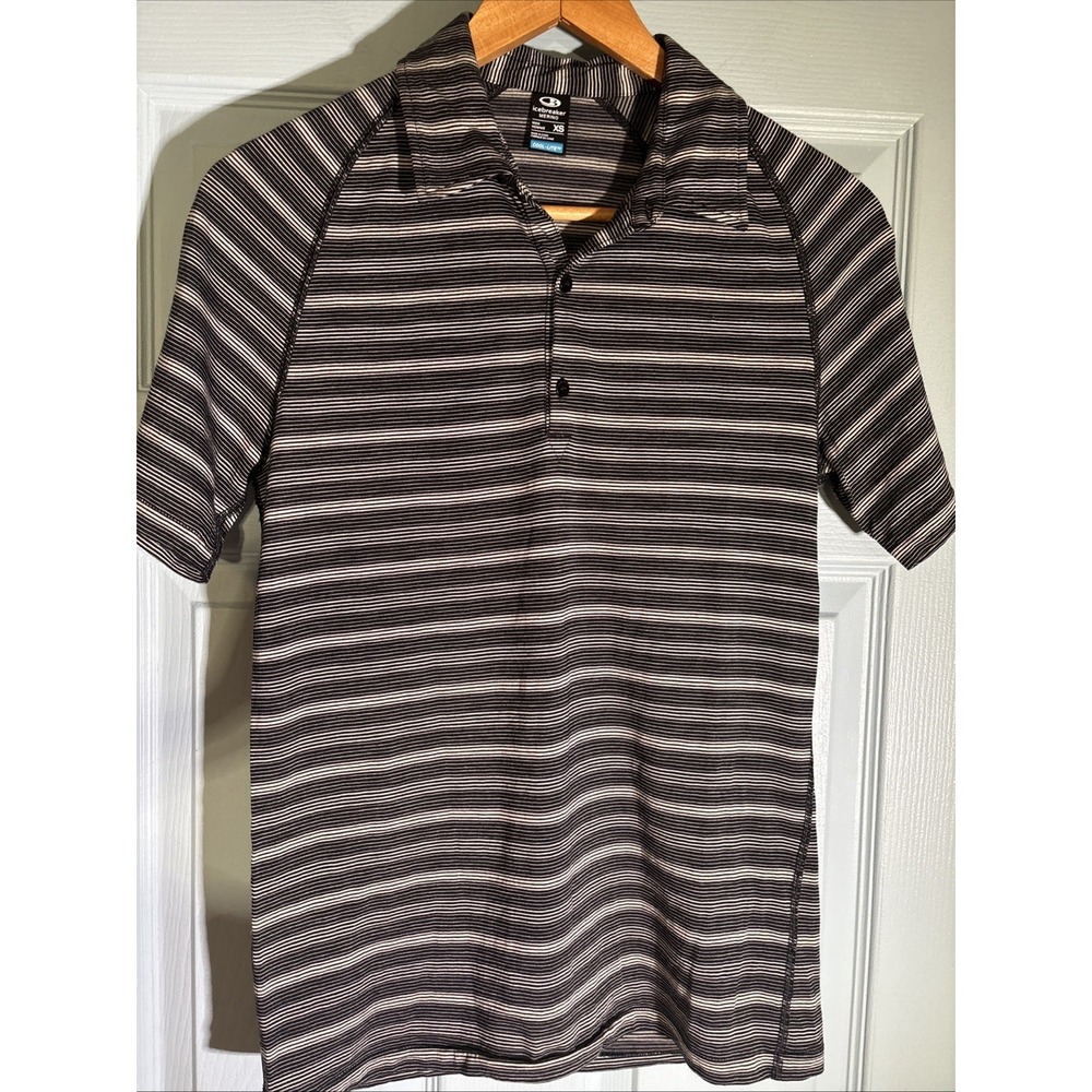 Men's Icebreaker Sphere Merino Polo Shirt Size XS Cool-Lite